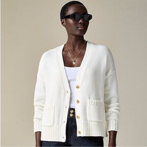 J. Crew Heritage Cotton Relaxed Cardigan